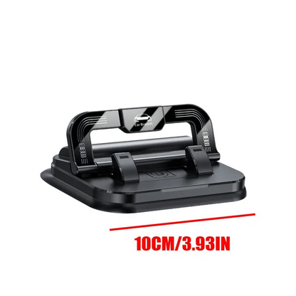 LBMLBM® 360° Rotation Car Phone Holder With Hidden Emergency Contact Number Plate