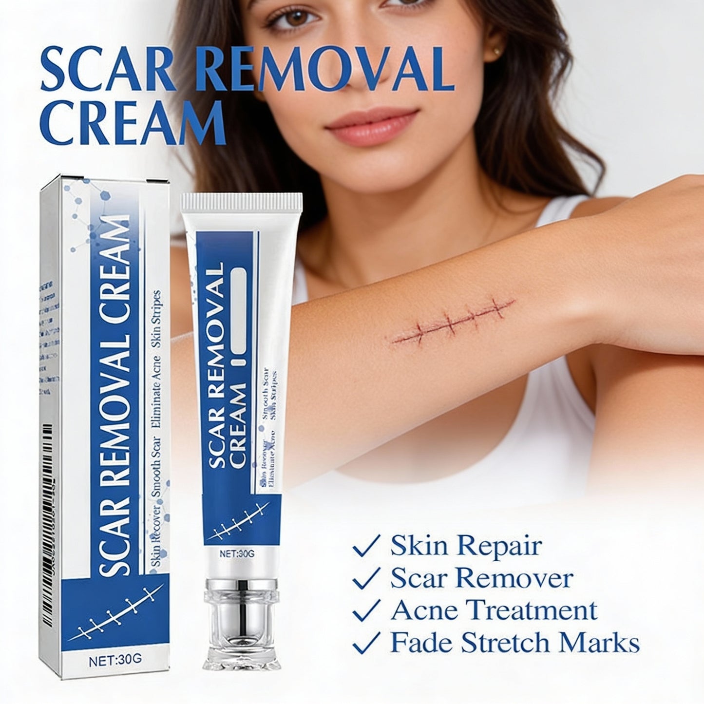 ❤️50% OFF Sale🔥𝑶𝒇𝒇𝒊𝒄𝒊𝒂𝒍 𝑺𝒕𝒐𝒓𝒆 | LBMLBM® Scar Removal Cream — Restore Skin & Regain Confidence🌹