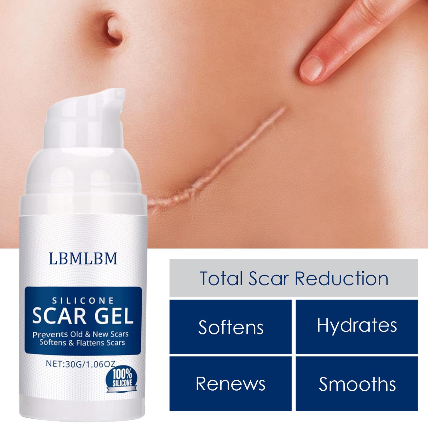 LBMLBM™ Medical-Grade Silicone Scar Gel image LBMLBM™ Medical-Grade Silicone Scar Gel