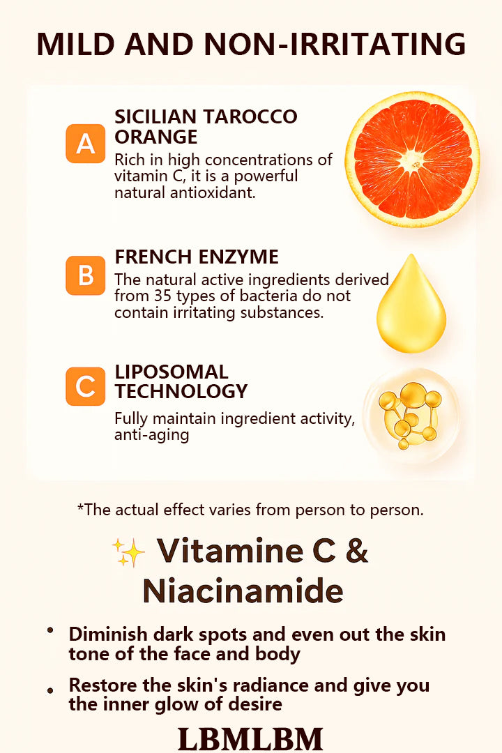 💥Flash Deal💥LBMLBM® Orange Enzyme Exfoliating Gel Goodbye Dark Spots & Roughness