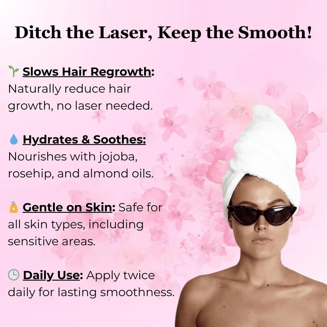 ✨ 50% OFF✨Natural Hair Removal Oil For Smooth, Radiant Skin